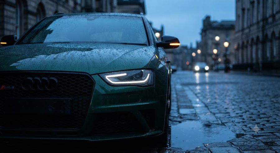 Dynamiska LED-Backspegelblinkers (Smoke/Crystal) – Audi A4 / A5 / S5 / RS (B8 & B8.5)