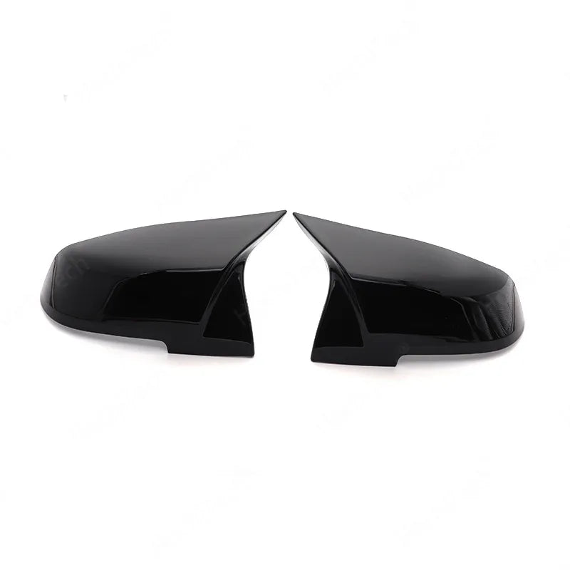 Sportiga Backspegelkåpor i Horn-Design / Gloss Black för BMW (F-serien)